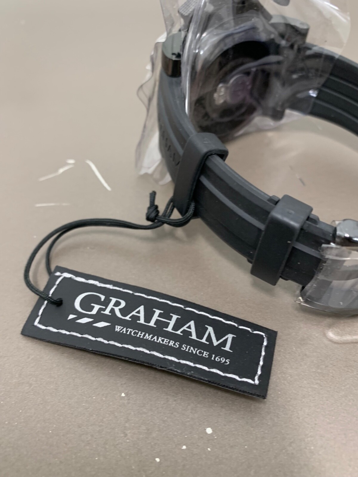 Graham Chronofighter Oversize Diver Deep Black Seal Rare NEW