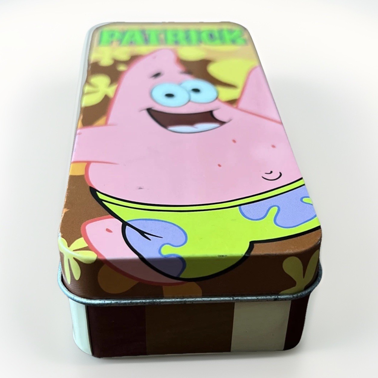 NEW Rare 2004 Sponge Bob Patrick Digital Watch In The Original Tin Case.