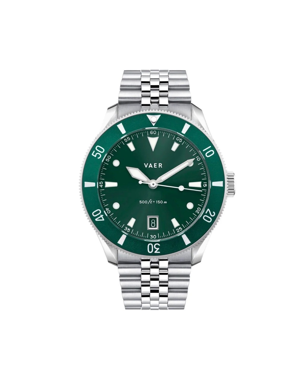 Vaer DS2 Meridian Green Watch 39mm – Quartz Movement-3 Bands