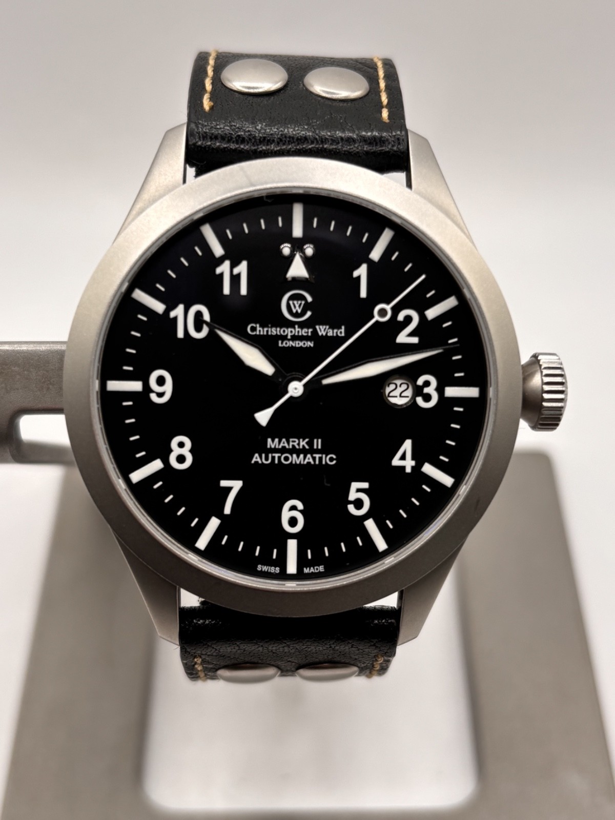 Christopher Ward C8 Pilot Mk2 44mm Aviation watch (06/2011) WH1522