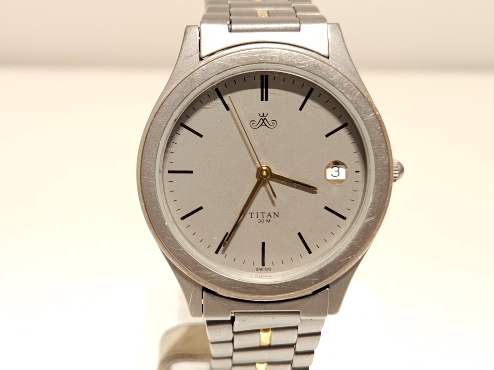VINTAGE ELEGANT SPORT ALL TITANIUM GERMANY QUARTZ MEN’S WATCH “MEISTER-ANKER”
