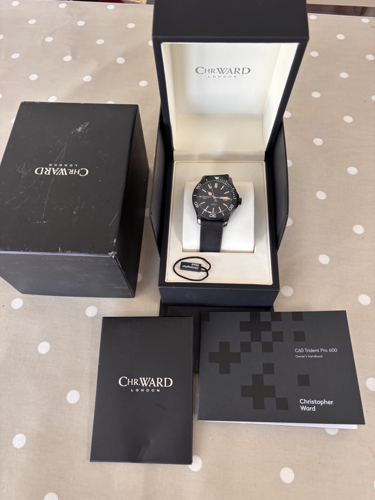Christopher Ward C60 Trident Pro 600 Vintage Mk2 43mm (undated) WH1302F