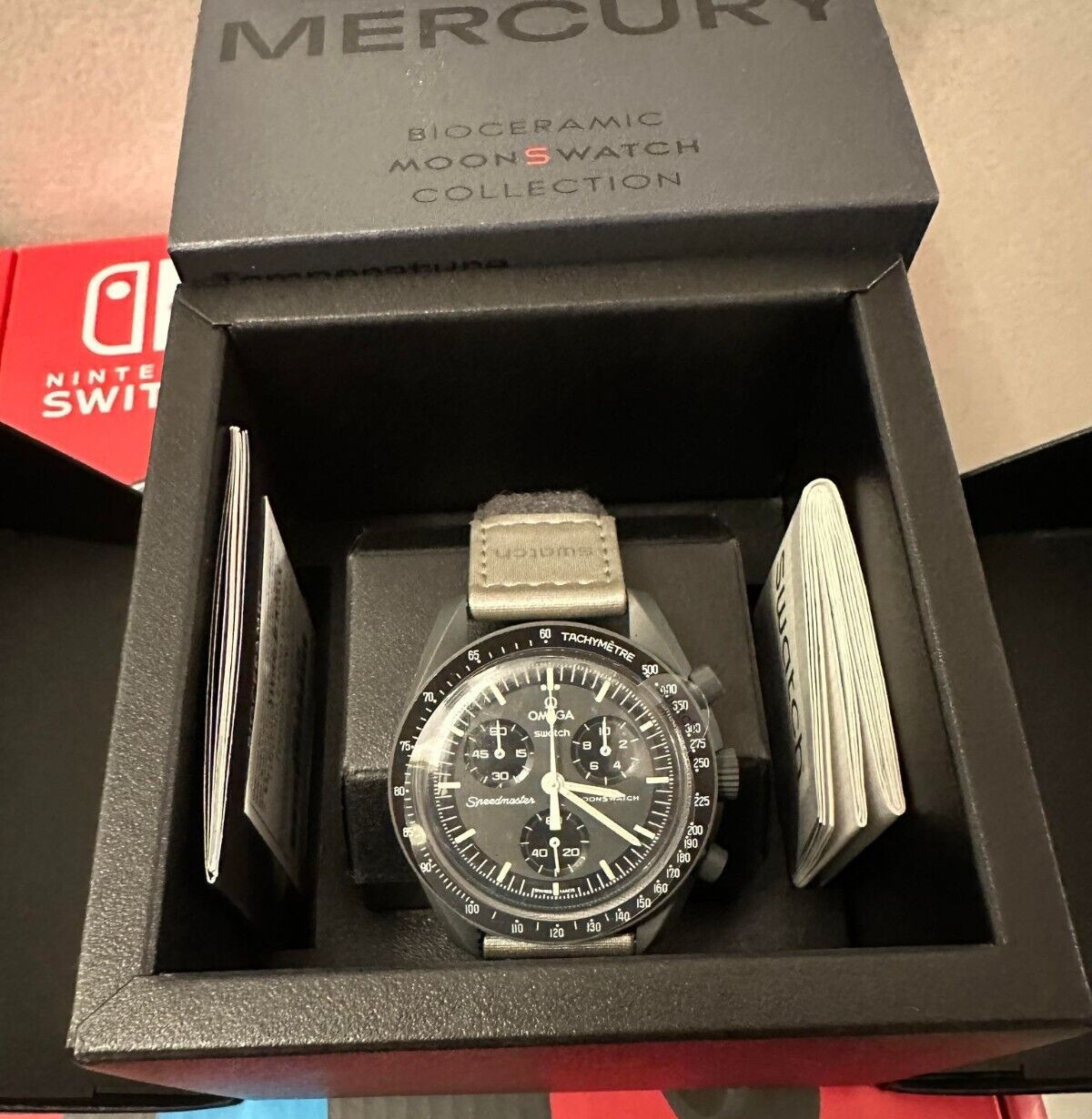 Swatch x Omega Bioceramic Moonswatch Mission To Mercury – Brand New Fast Ship