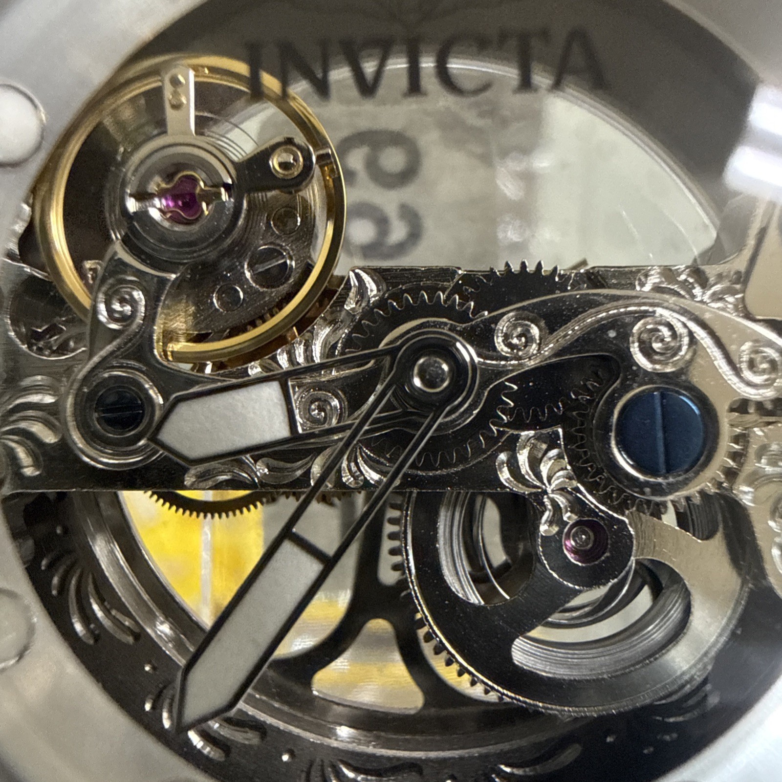 Invictas 47mm Automatic Silver “Subaqua” On SS Band Mens Big Boy Watch #49499