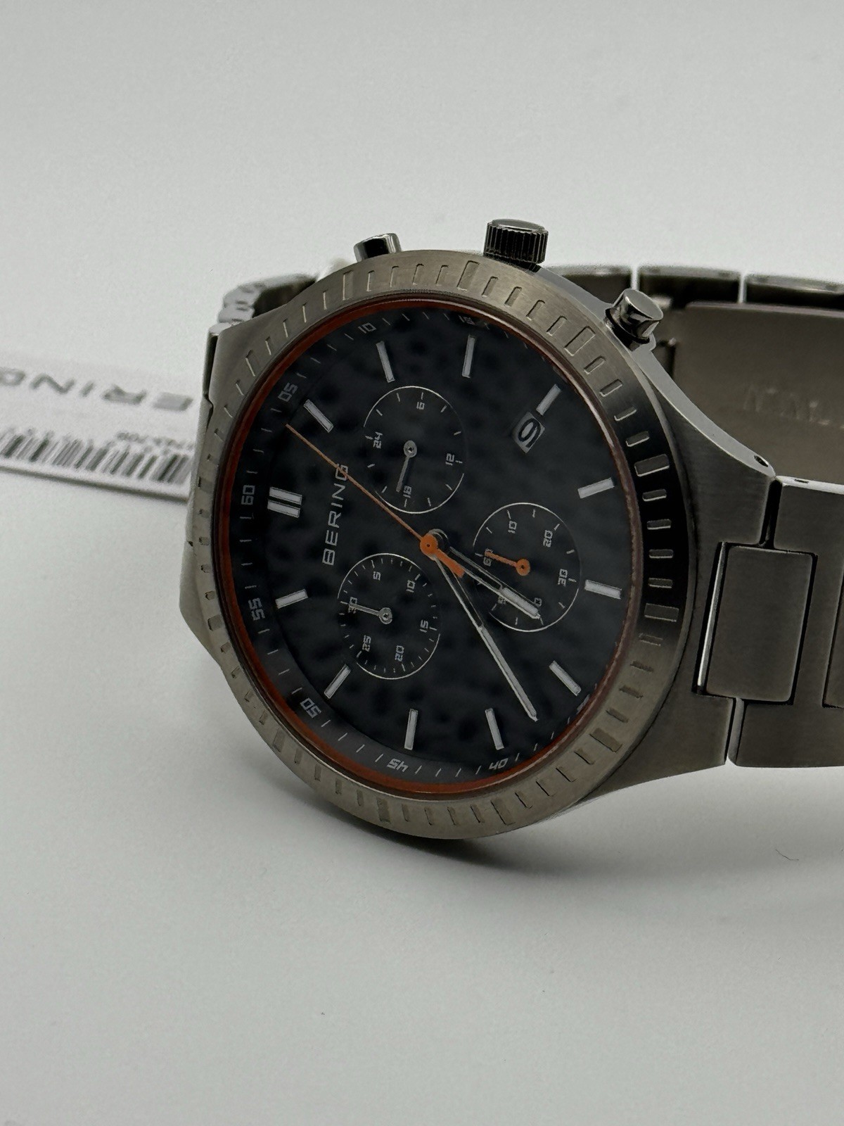 Bering Men’s Titanium Chronograph Watch 43mm 11743-709