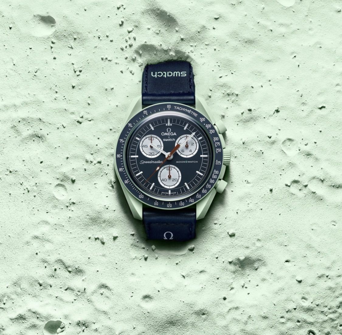 Omega x Swatch Bioceramic Moonswatch Mission On Earth Speedmaster Black New