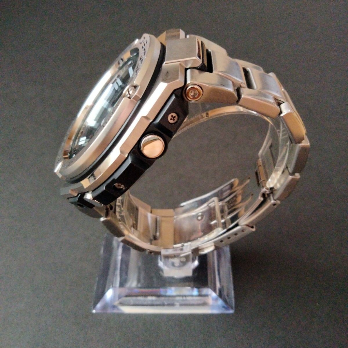 Casio G-Shock GST-W110D Black Silver Solar Watch