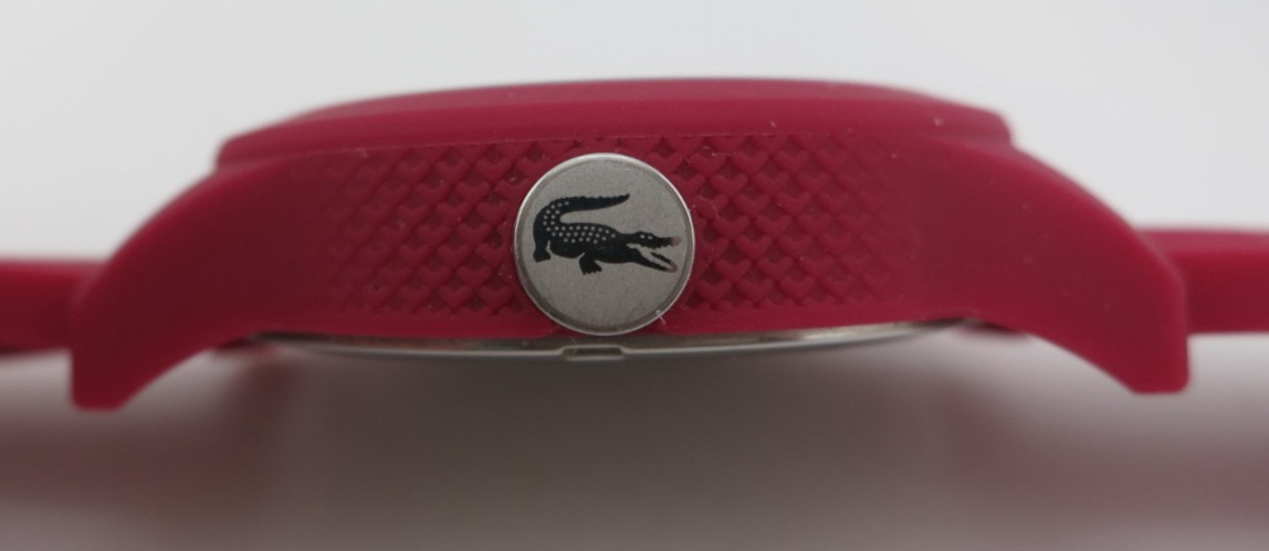 Lacoste 12.12 Cranberry Pink Ladies Quartz Watch – 2000957 – New Battery