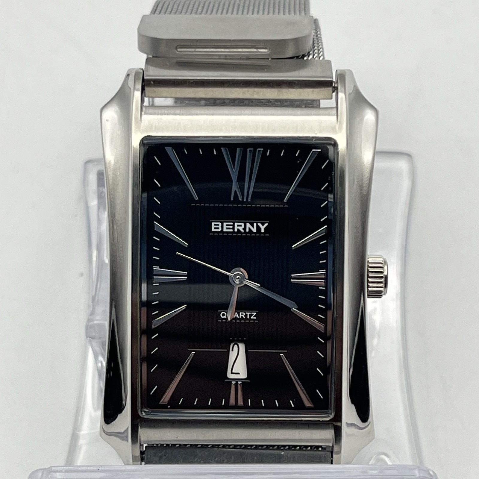 Berny Men’s Quartz Tank Watch – 2726M – 32MM – 3ATM – WORKS
