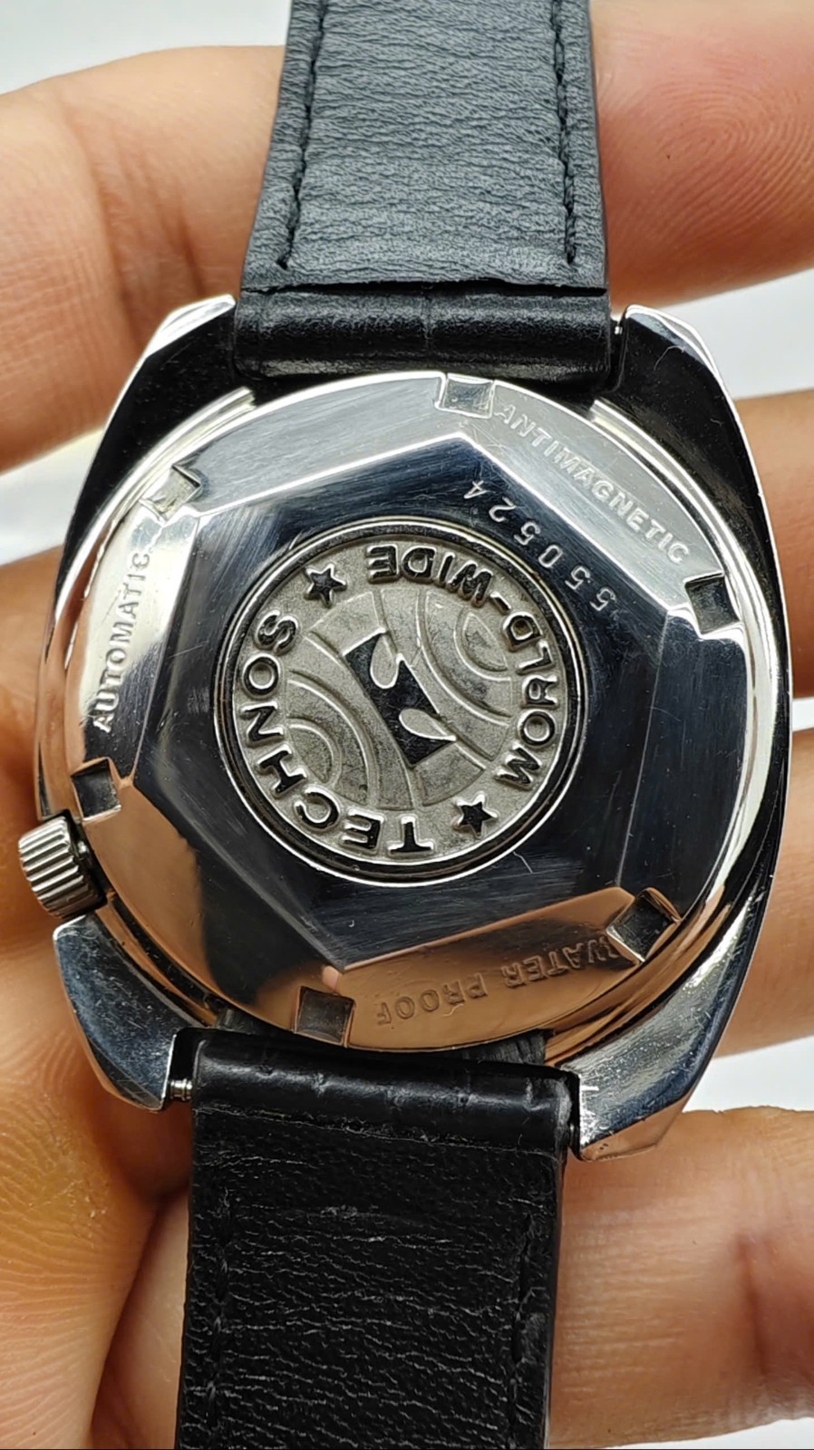 Vintage Technos Sky Eagle Automatic 2630 Day-Date Stainless