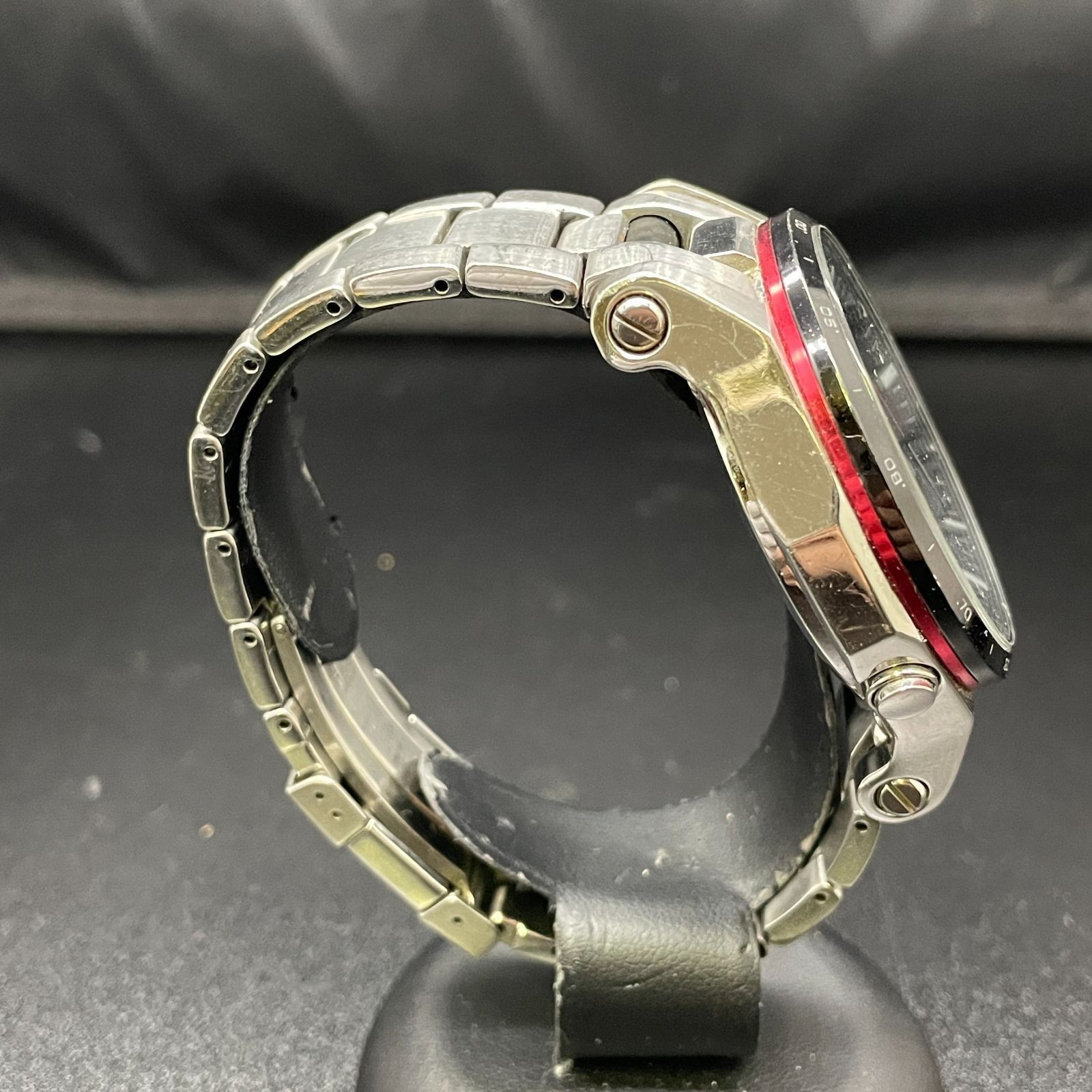 CASIO EDIFICE EQW-A1200 Silver Bracelet Watch Used
