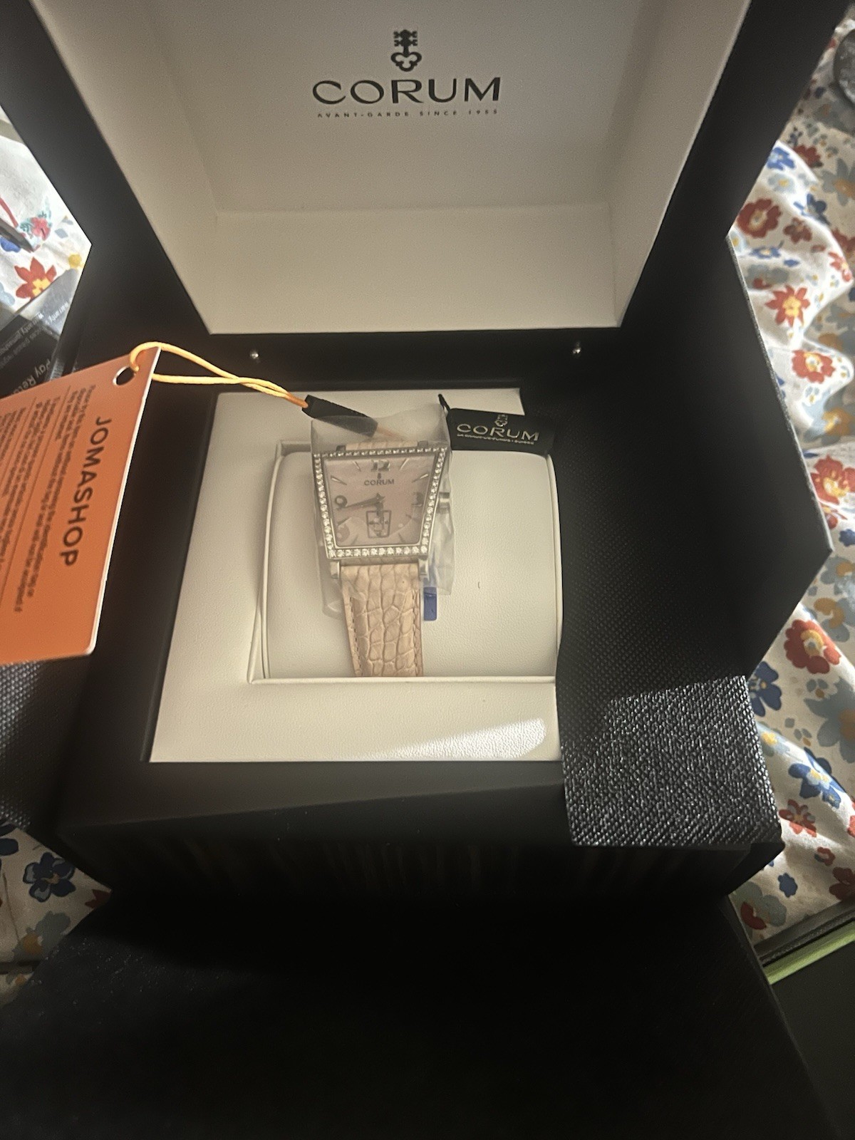 Corum Trapeze Diamond Bezel Womens Watch