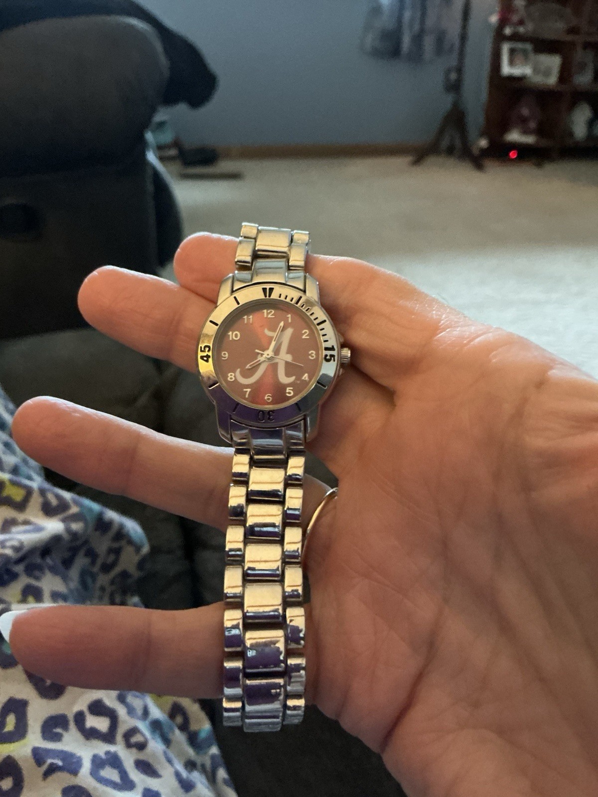 University Of Alabama Battery Powered Wrist Watch