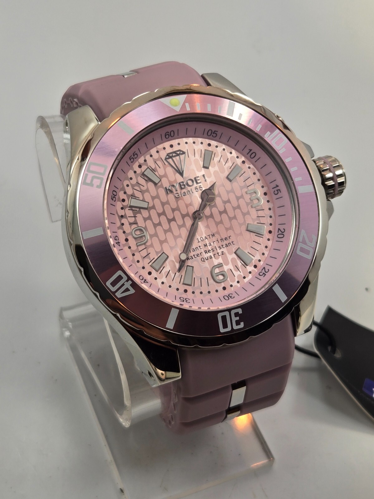 Brand New Sealed KYBOE! Giant Mariner 55mm Purple Watch Water Resistance