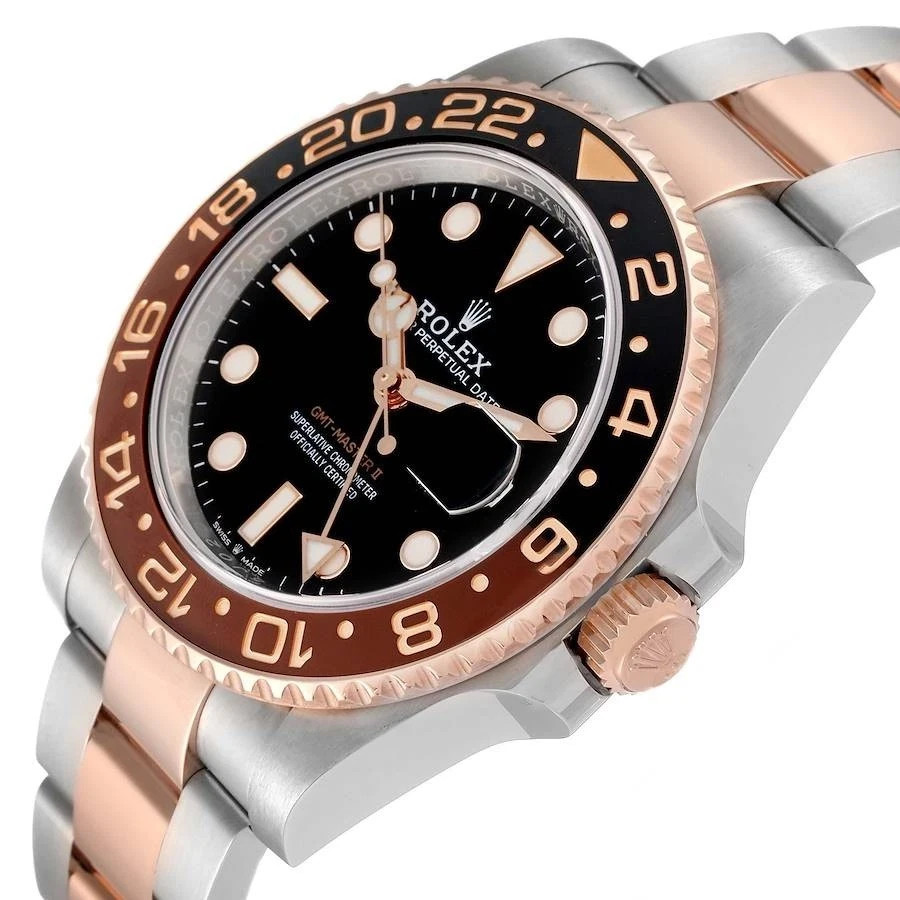 Rolex GMT-Master II Black/Brown Bezel Two-Tone Root Beer Men’s Watch 126711CHNR