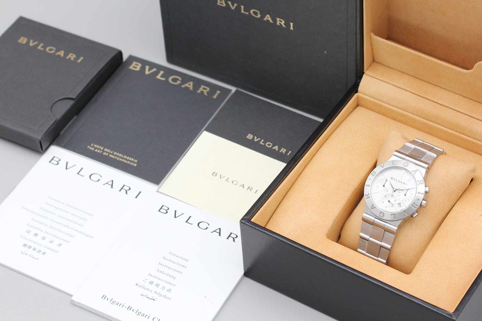 Near MINT w/ Box BVLGARI Diagono Sports CH35S Chronograph Automatic Men’s Watch