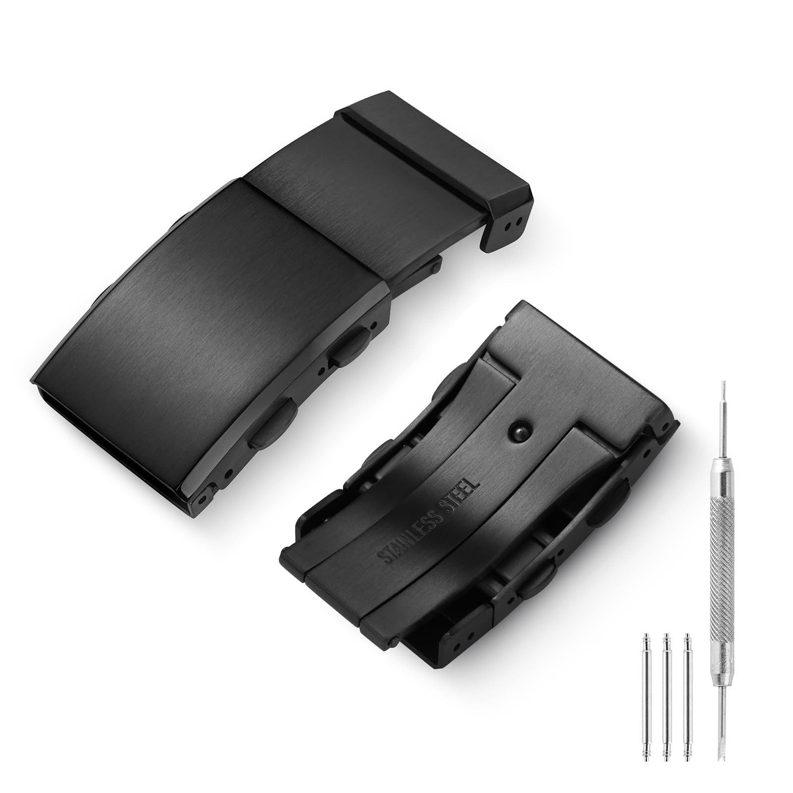 Watch Buckle Folding Deployment Clasp Replacement for Stainless Steel Watchband