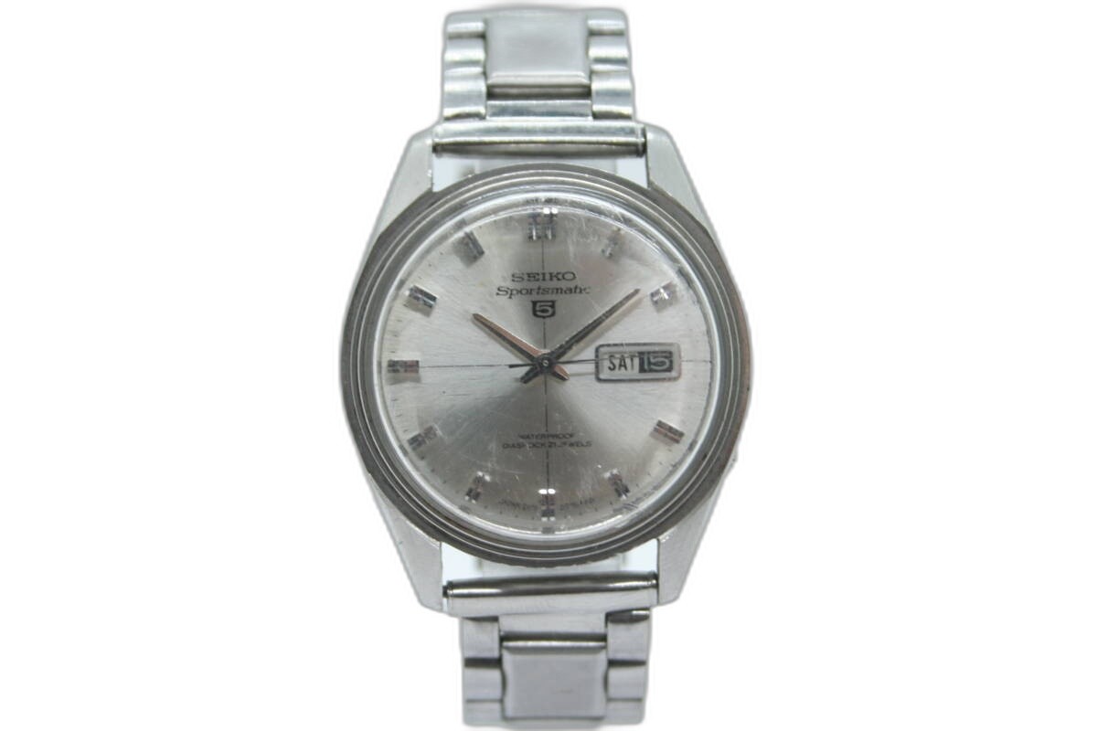 Vintage SEIKO 5 Sportmatic Automatic Wristwatch 1970s Pre-owned – Good