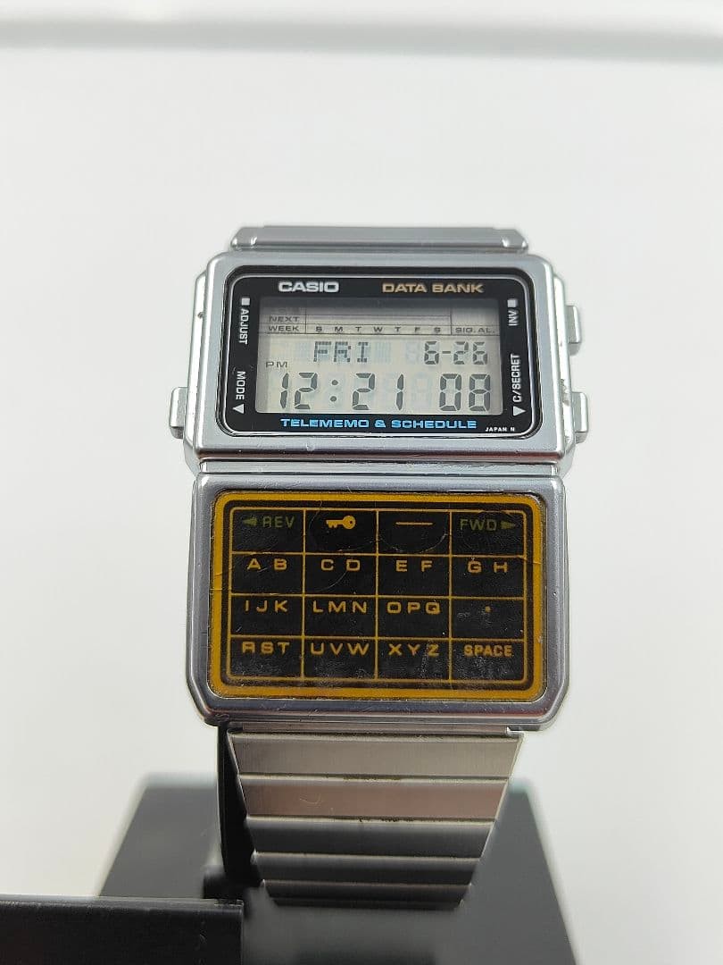 Vintage 80’s CASIO DBC-600 DATABANK Digital Watch Retro Style