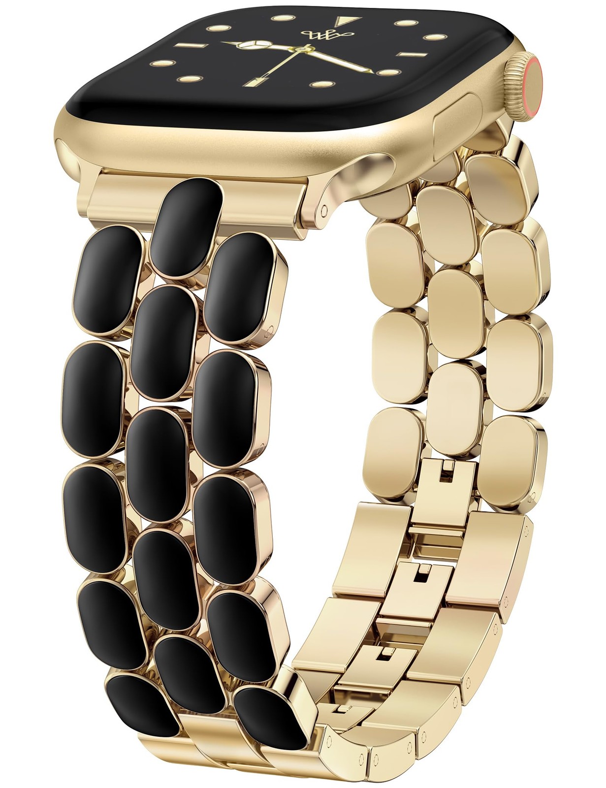 Wearlizer Metal Band Compatible with Apple Watch Bands for Women 40/38/41/42/44/
