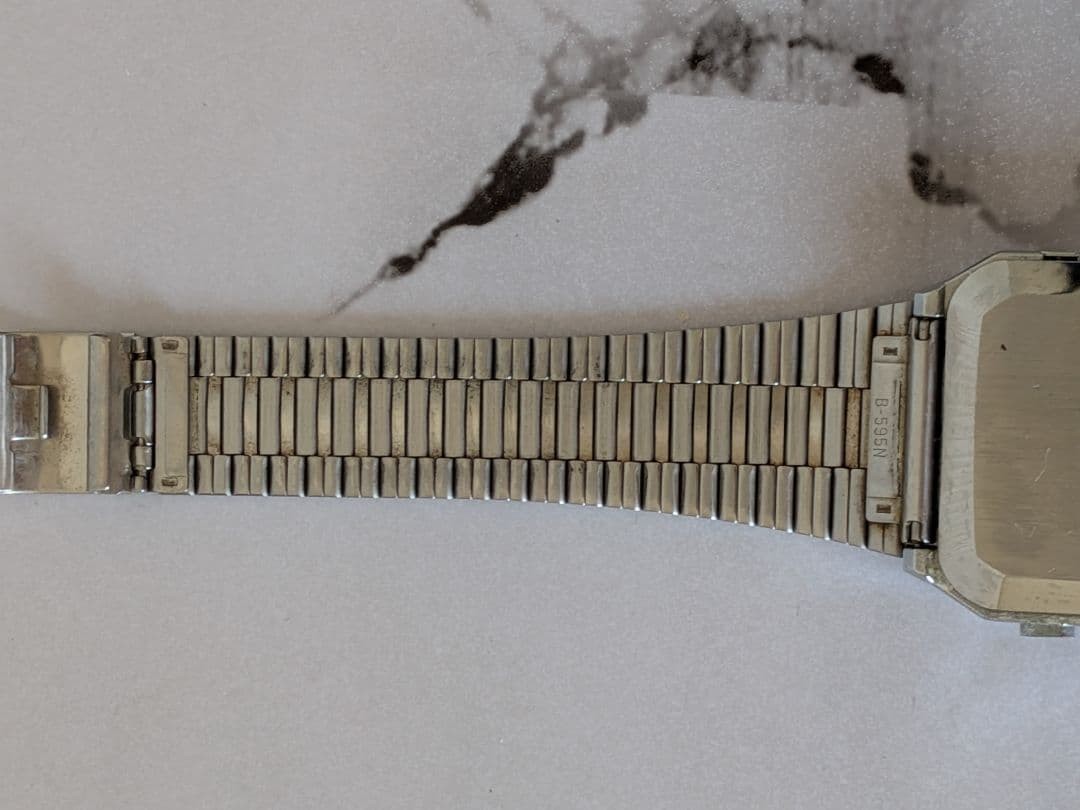 Casio Databank Db-500 Digital Quartz Stainless Steel Watch
