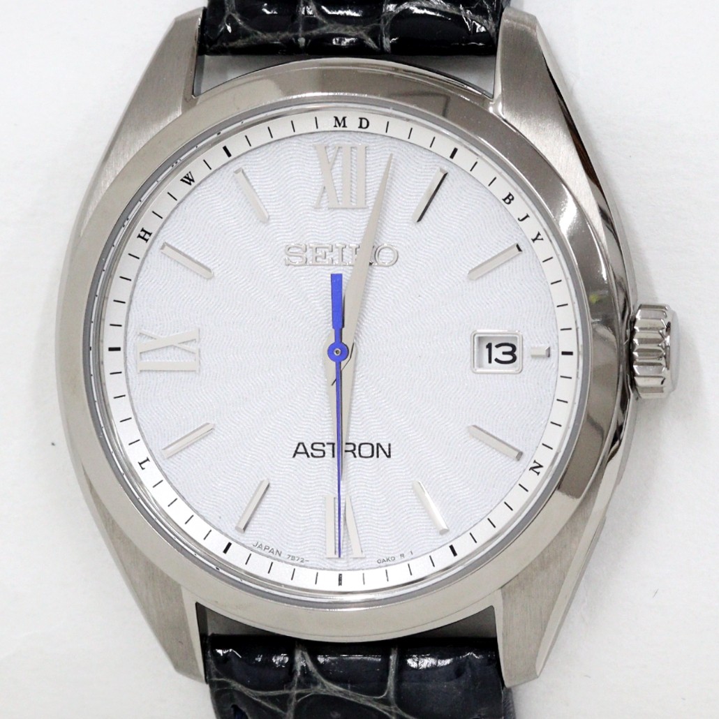 Seiko Astron SBXY035 7B72-0AD0 Watch, Radio-Controlled, Solar-Powered, Quartz,