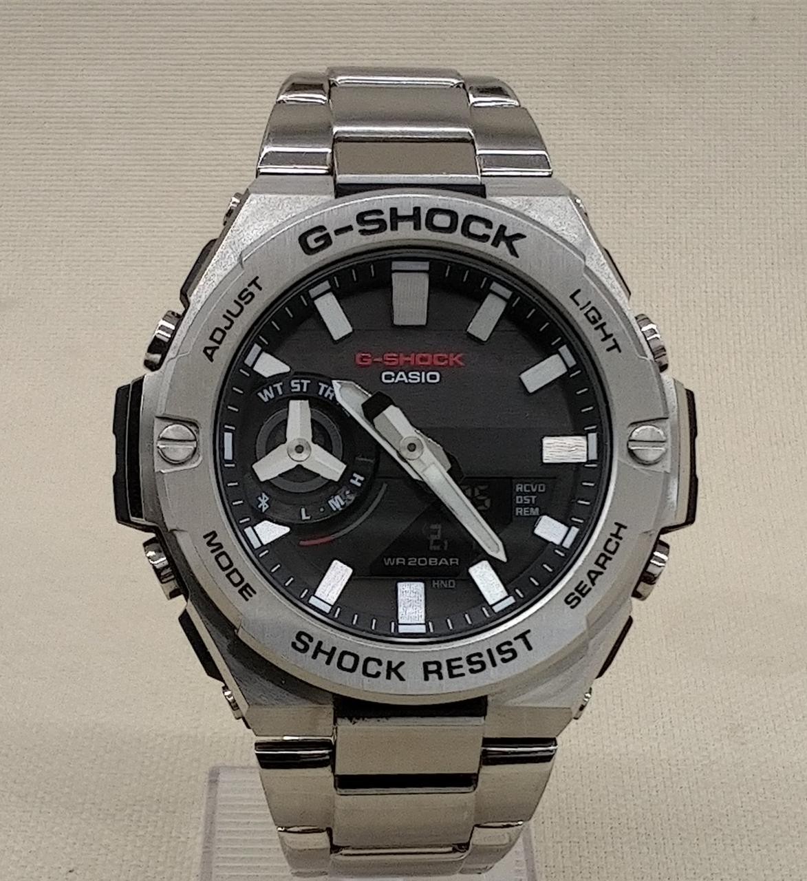 CASIO G-SHOCK GST B500 Black Solar Men Watch Auth Japan