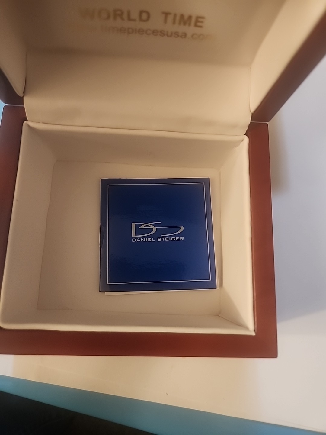 Daniel Steiger World Time 1884 24j Men’s Watch New In Box With Tags And Paper