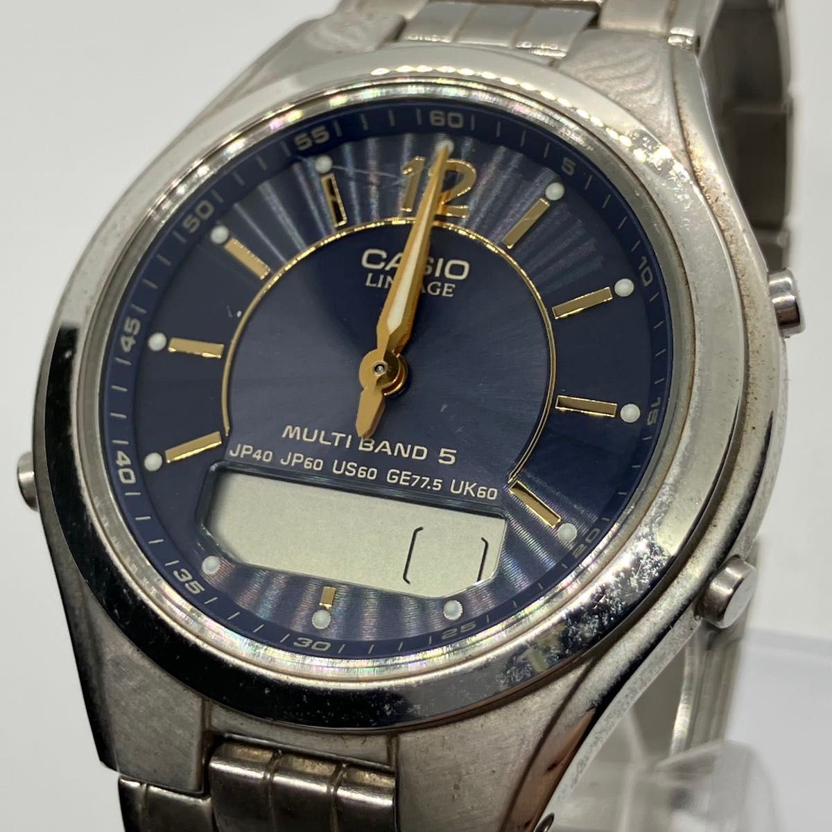 Casio Lineage Multi Band 5 Radio Solar Men’s Watch Blue Dial