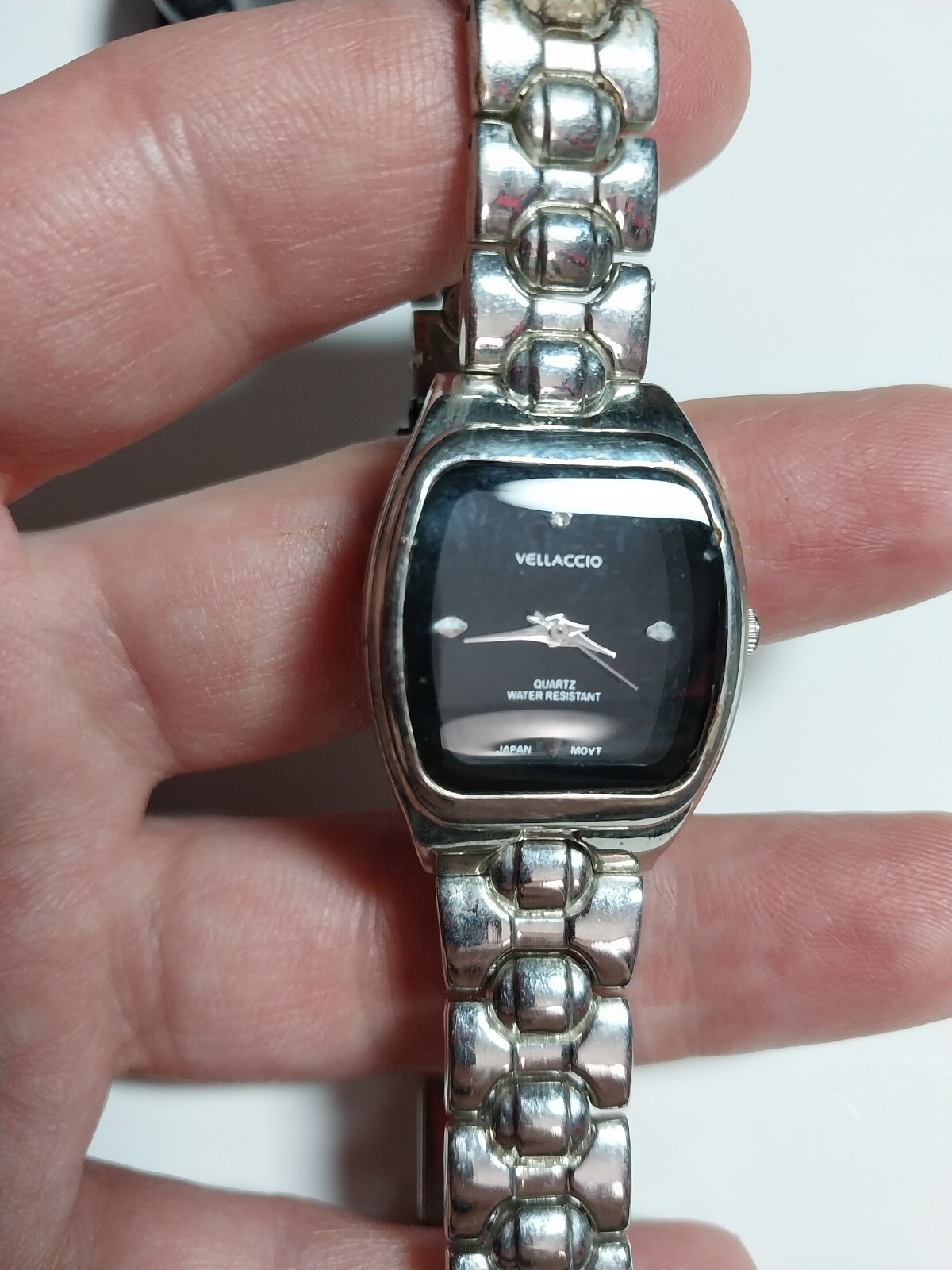Vellacio Watch Silver Tone – Numberless Dial – Japan Movement