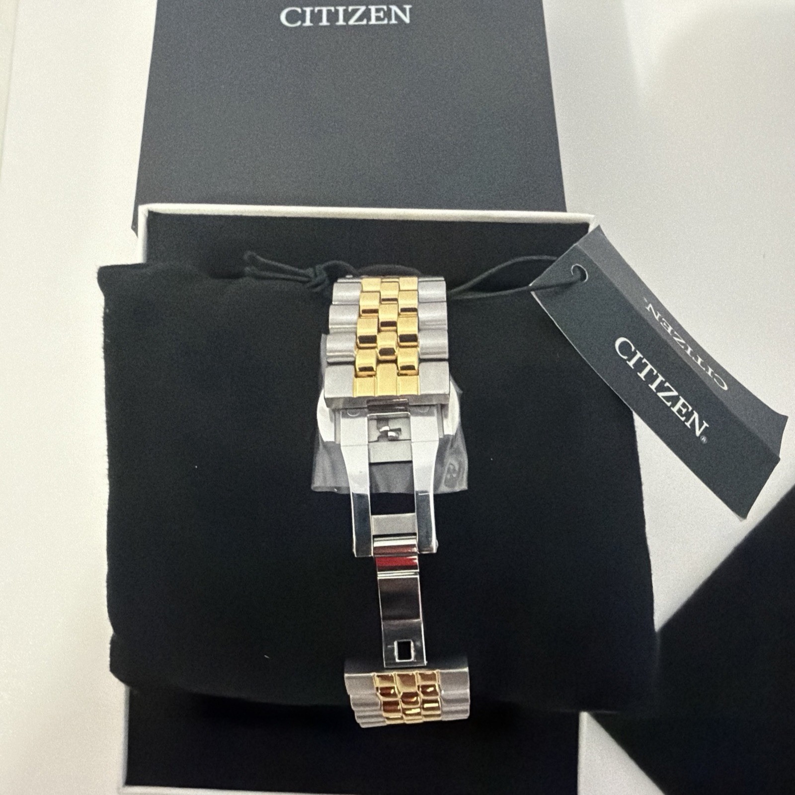 Citizen Men’s Watch Tsuyosa Automatic Green Dial Two Tone