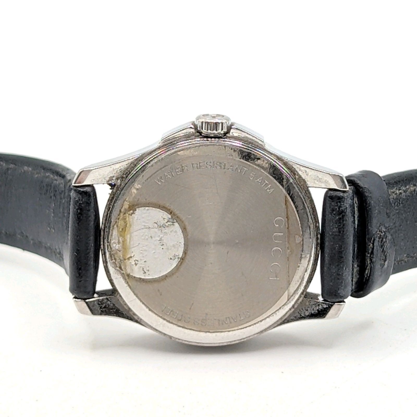 [Near MINT] Gucci 5500L Silver Dial Date Roman Quartz 22mm Ladies Watch Y2K 00S