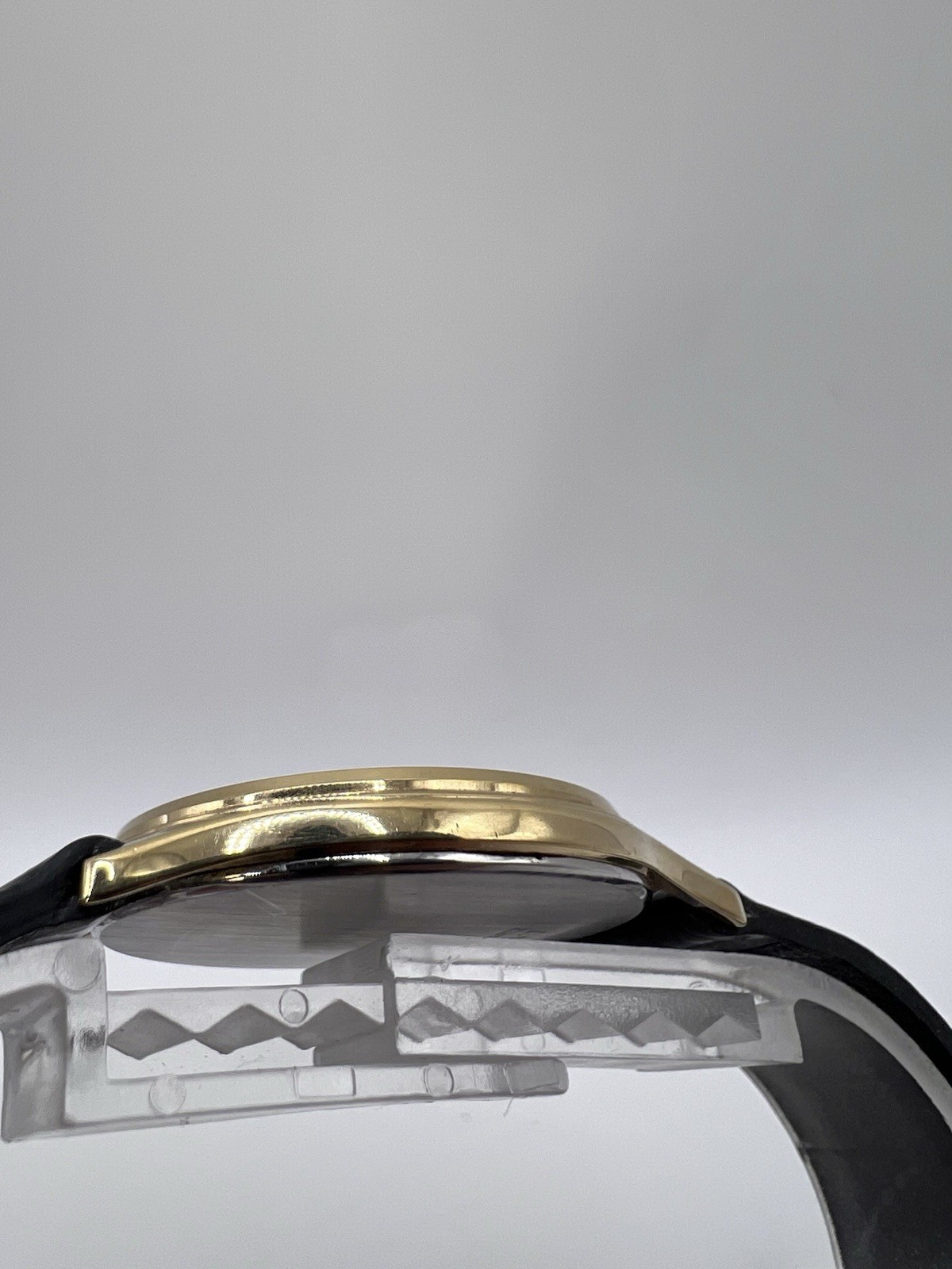 Vintage Rare Thin Omega Deville Gold Plated Guilloché Dial Men’s Watch With Box