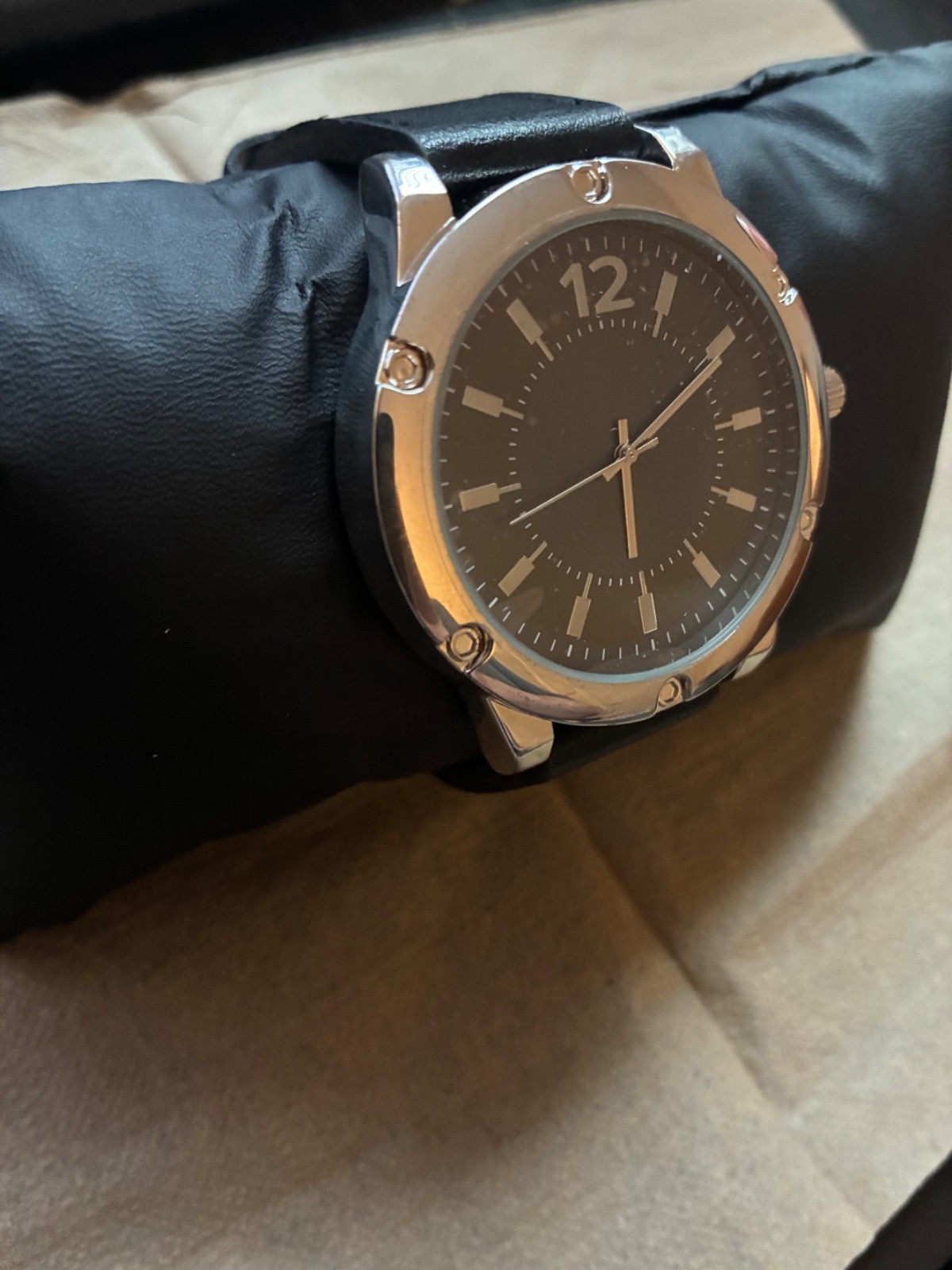 PC21J Stainless Steel Caseback Accutime Watch Corp Men’s Watch, New Condition