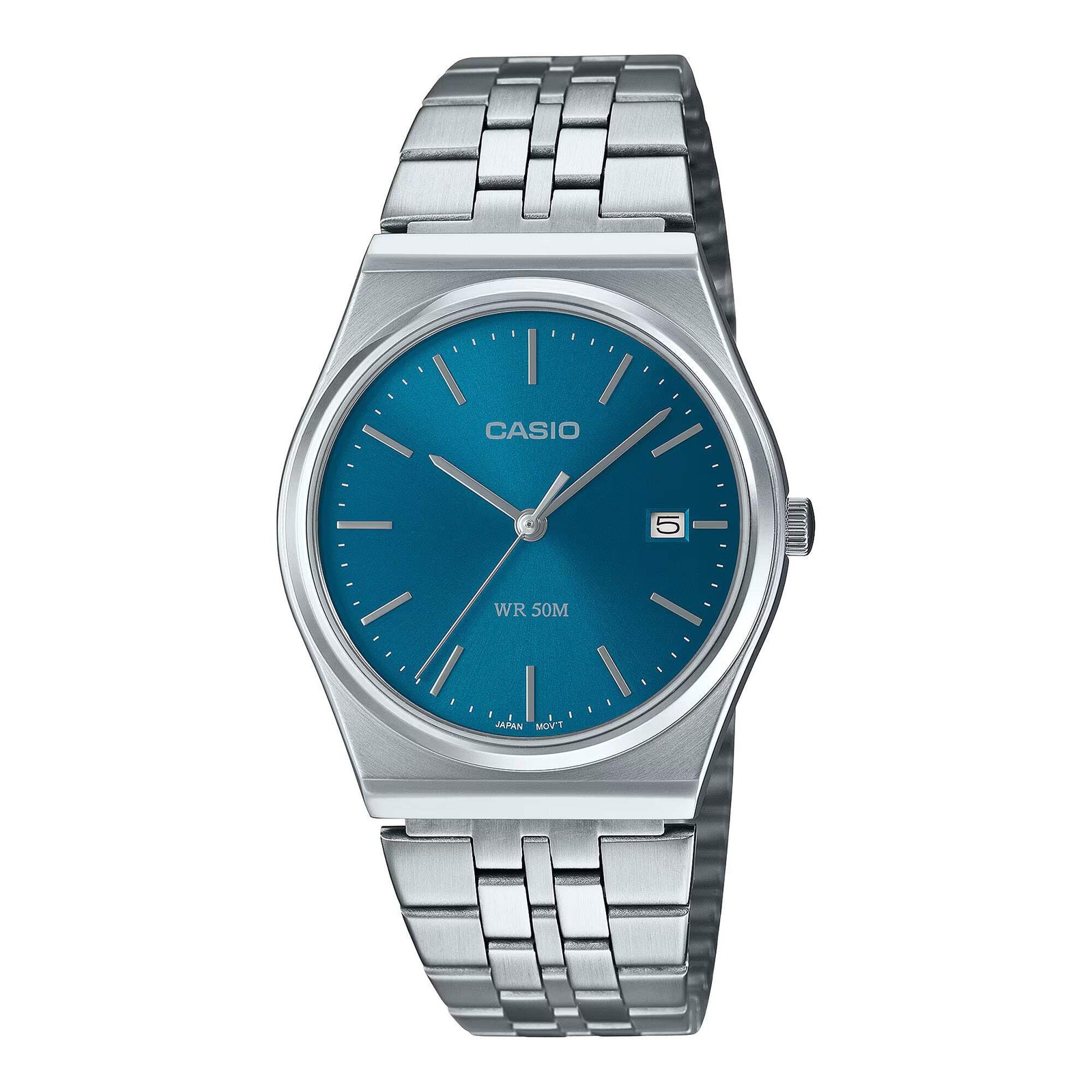 CASIO MTP-B145D-2A2 BLUE 35MM QUARTZ ANALOG WATCH