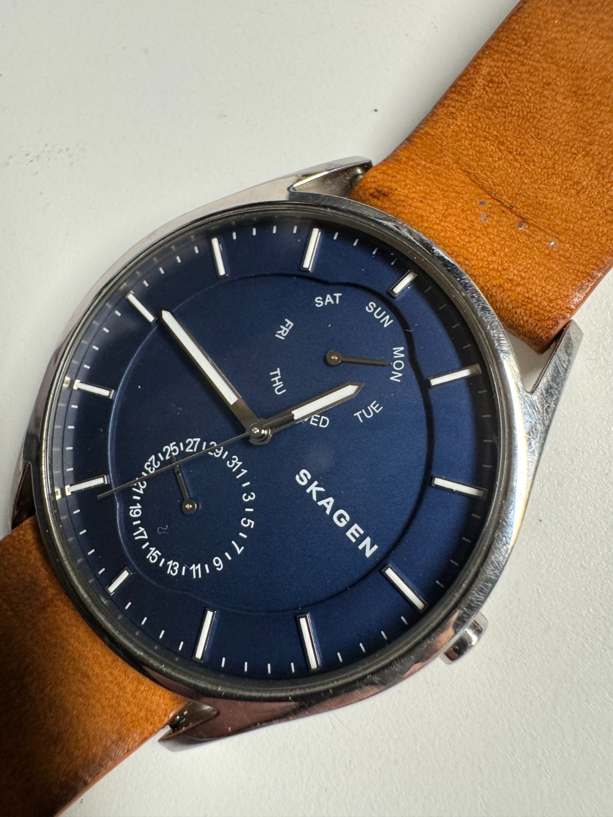 Skagen Holst 40MM Quartz Watch SKW6369 111704 Runs Good