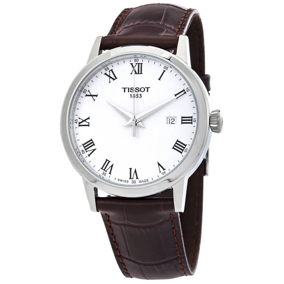Tissot T-Classic Quartz White Dial Men’s Watch T129.410.16.013.00