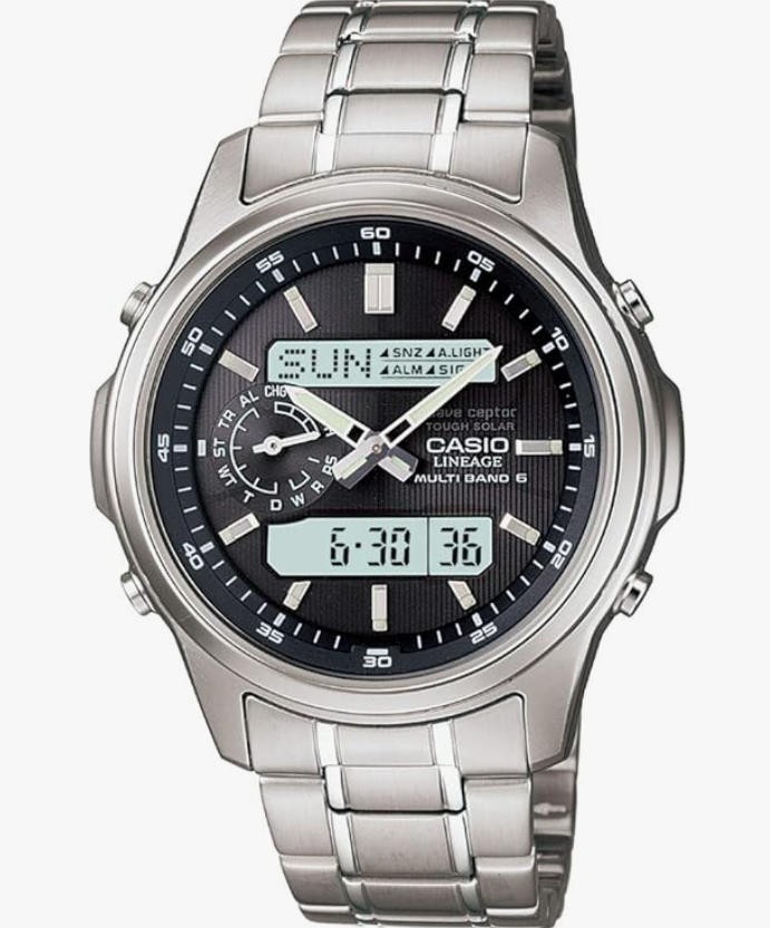 (Age 15+CASIO LINEAGE LCW-M300D-1AJF Solar Atomic Radio Analog Digital Watch NEW
