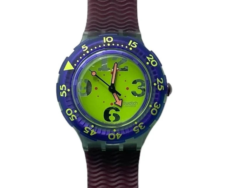 SPRAY UP – VINTAGE 1992 Swatch Scuba 200 SDN103 – New Old Stock Box & Papers