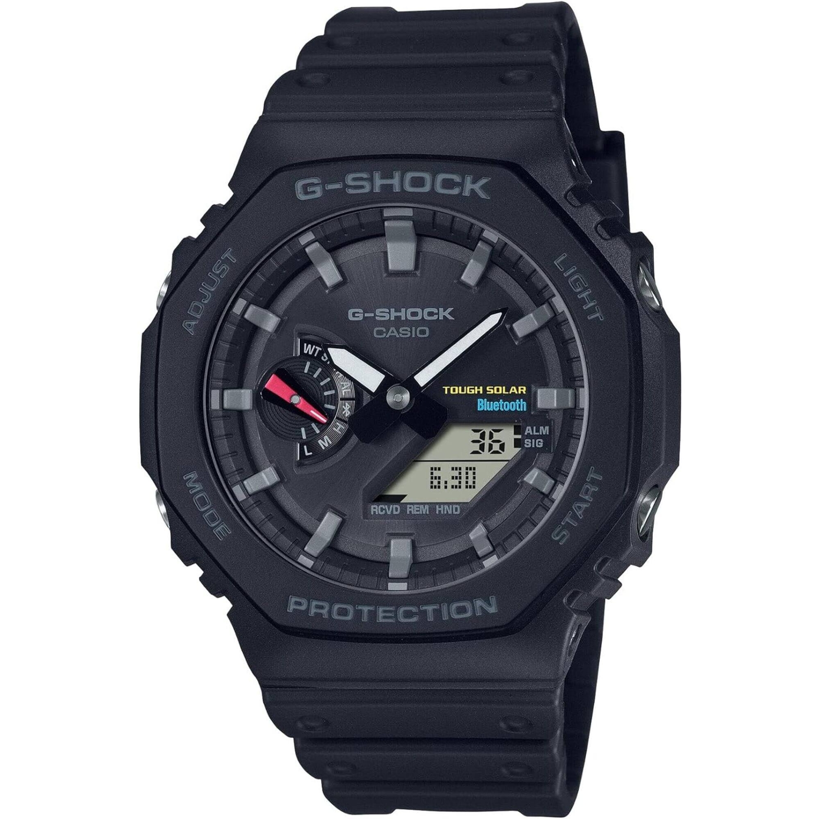 Casio Men’s Analog Digital Watch G-Shock 2100 Series Alarm Strap GAB2100-1A