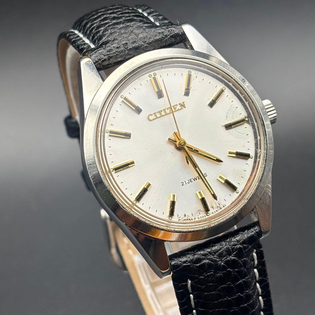 [Rare and in excellent condition] Citizen 53-8051 21 jewels, manual winding, ant