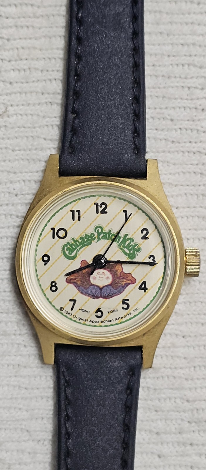 Vintage 1983 Cabbage Patch Kid Doll 27mm Novelty Mechanical Unisex Kids Watch