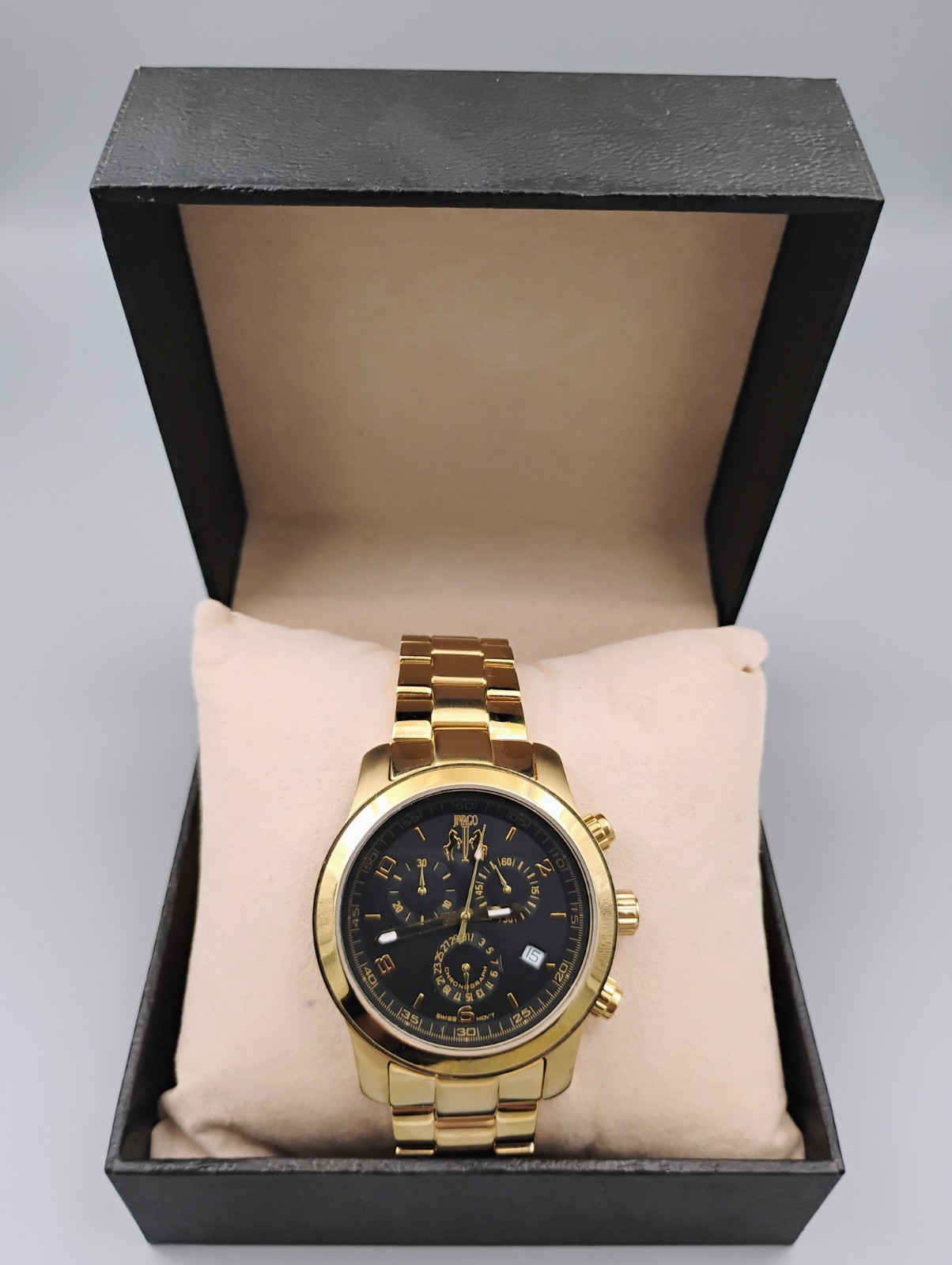 Jivago JV5223 Infinity Chronograph Gold-tone Swiss Watch