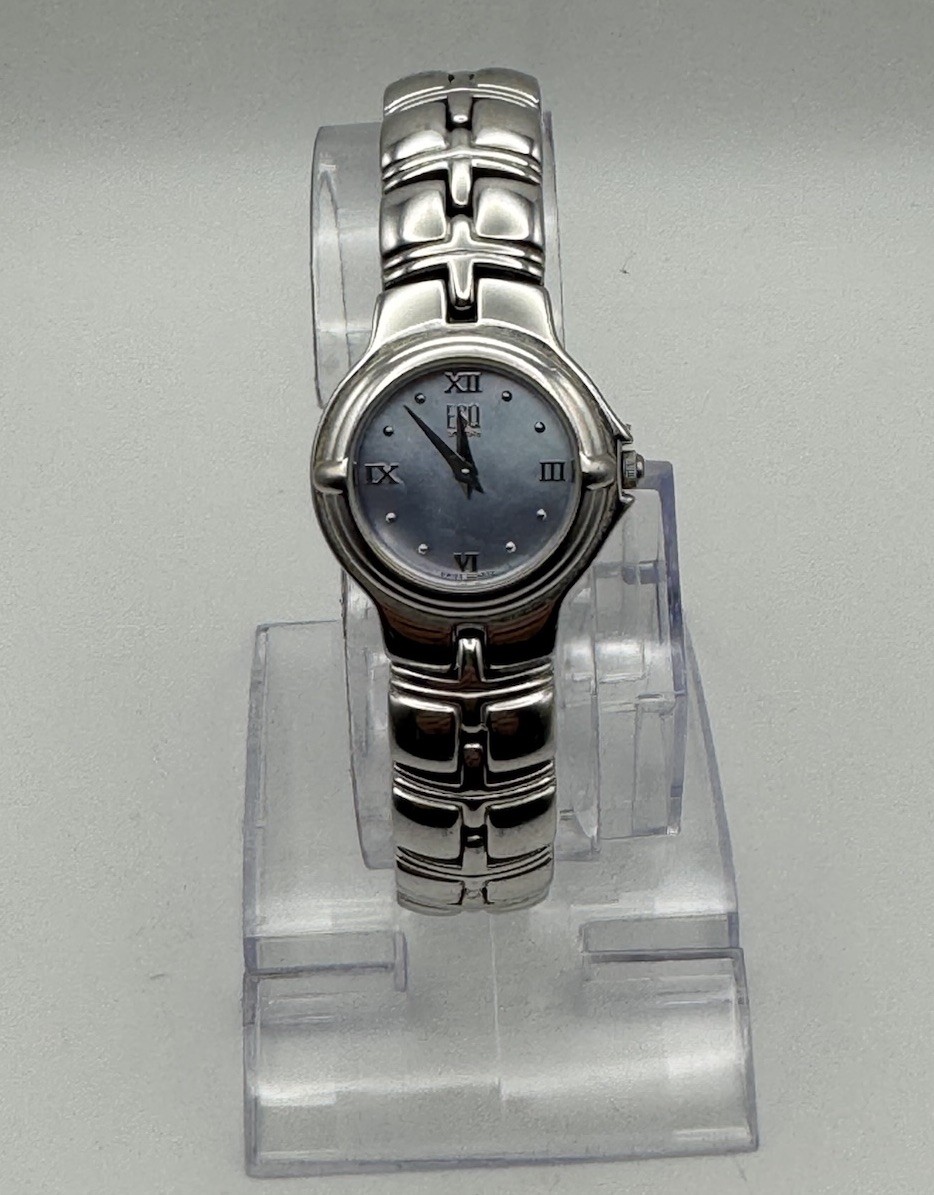 ESQ by Movado E5126 Quartz Mother of Pearl Dial S-Steel Ladies Wrist Watch