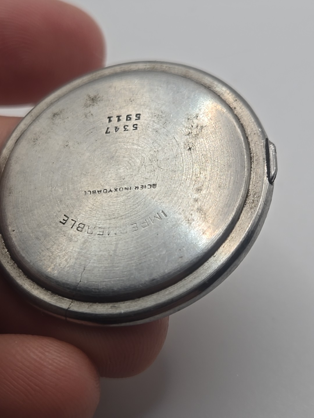 Rare Bovet 5347 Watch Case Back Original 37.6mm Mono Rattrapante Chronograph