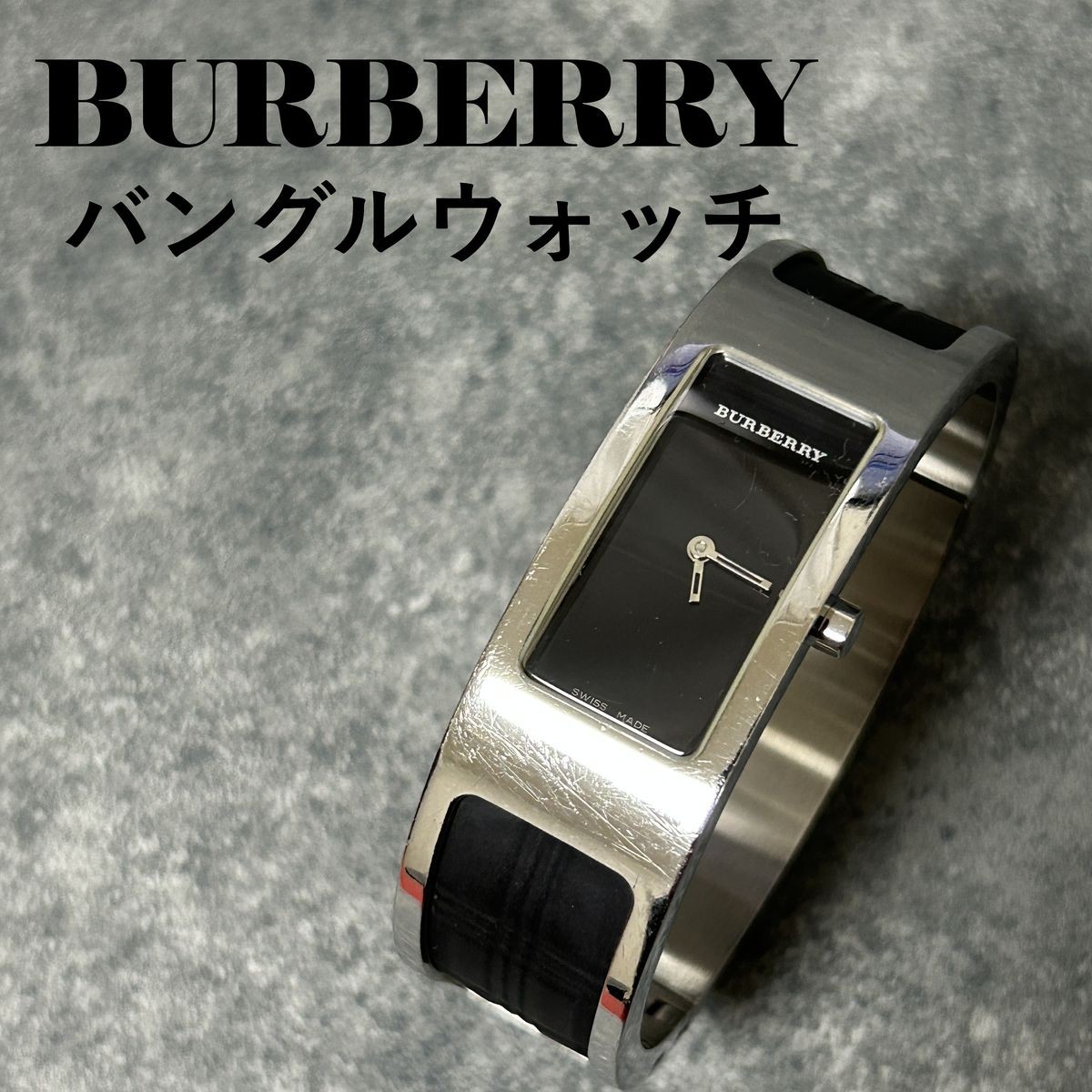 BUBERRY Burberry bangle black quartz ladies