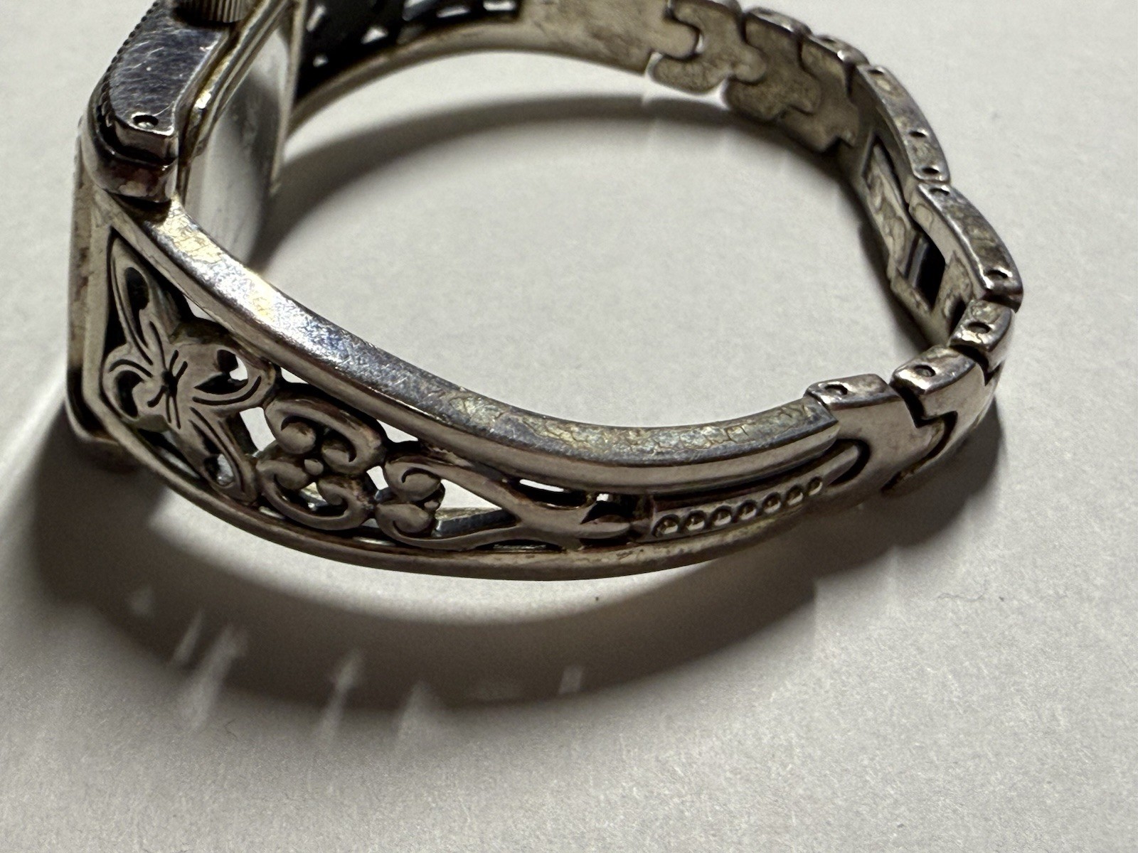 Brighton Hamilton Classic Silver Plated Bracelet Watch UNTESTED