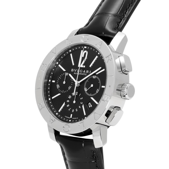 Bvlgari Bulgari BB42BSLDCH Stainless Steel 42.0mm Black Dial Automatic #YKW835