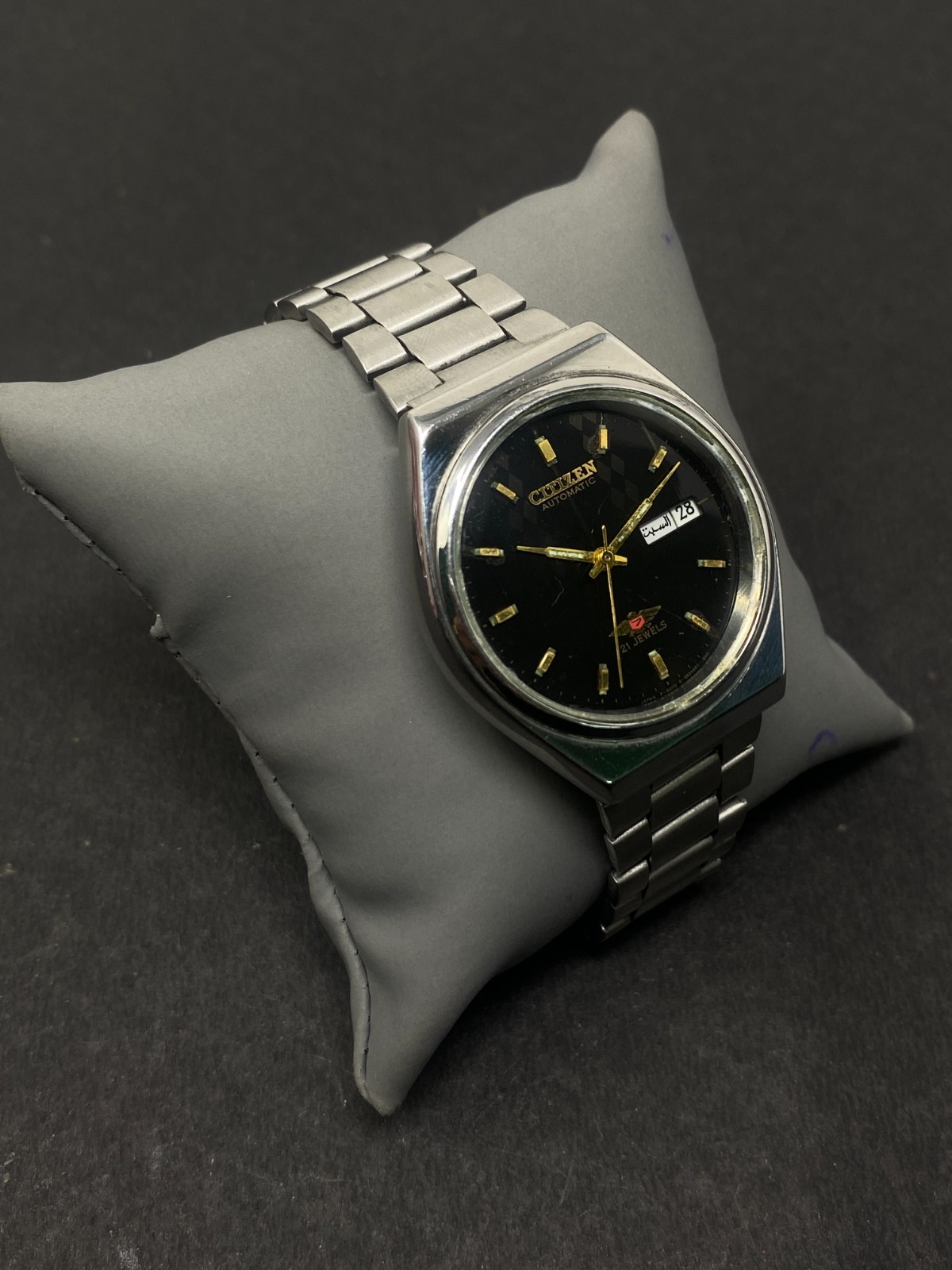 Vintage Citizen Automatic 8200A Japan Movement Day-Date Men’s Wrist Watch