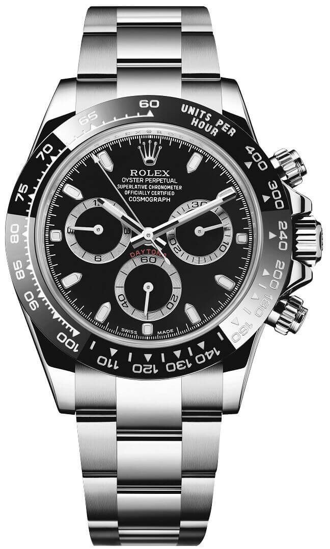Rolex Cosmograph Daytona 116500LN Black Dial Stainless Steel 40mm Men’s Watch